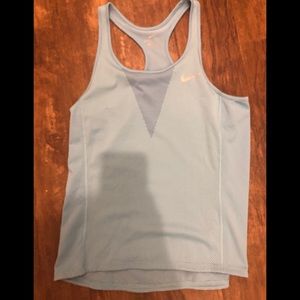 Nike light blue tank